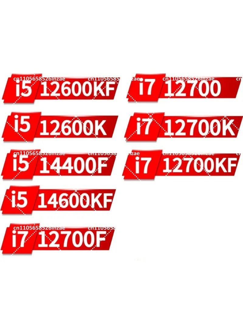 Processor for LGA 1700 I5 12600KF 12600K 14400F 14600KF I7 12700F 12700 12700K 12700KF CPU
