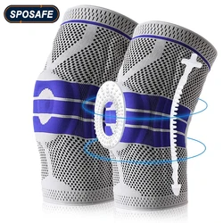 Sports Knee Compression Support Sleeves Knee Brace Pads for Cycling,Running,Basketball,Meniscus Tear,Arthritis,Joint Pain Relief