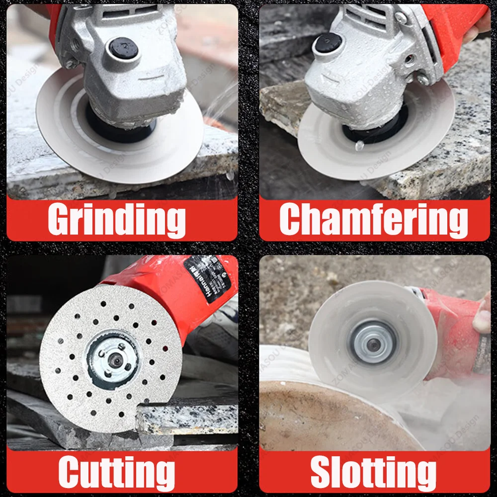 1-20Pc 4 pollici Disco da taglio per piastrelle Lama per sega per marmo diamantata super sottile per porcellana Ceramica Vetro Granito Giada Disco per mola