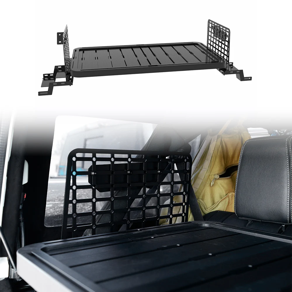 4x4 Off Road Wrangler JK Accessories Multi Functional Cargo Storage Cover Rear Trunk Rack Shelf For Jeep