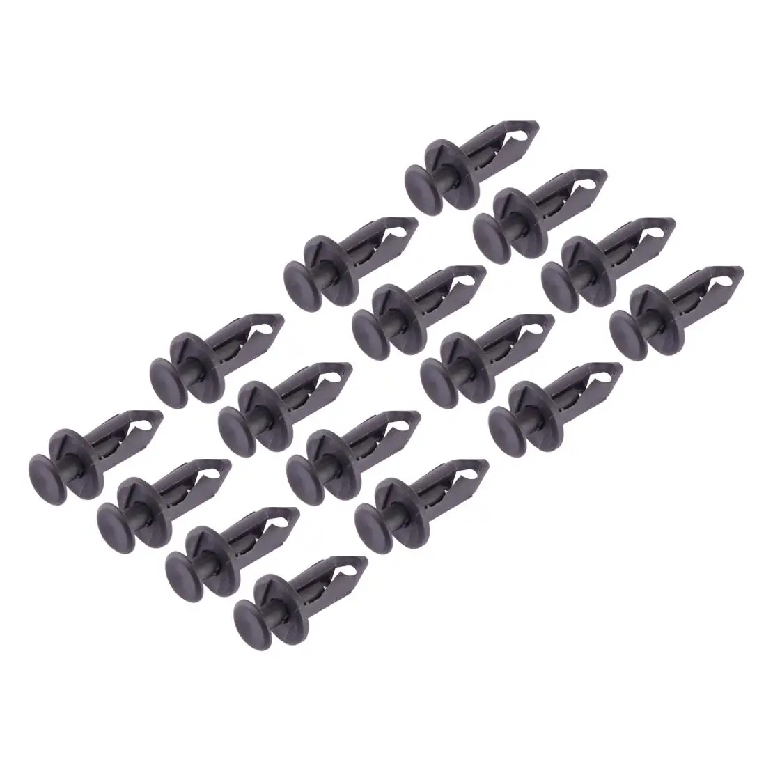 

100 шт. 8-миллиметровых клипс-заклепок для кузова, подходят для Honda, Kawasaki, Suzuki, Polaris, ATV, UTV