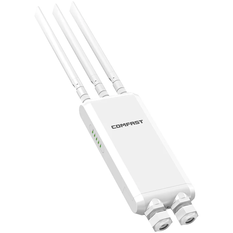 Imagem -02 - Ponto de Acesso sem Fio à Prova de Intempéries ao ar Livre de Alta Potência ap Repetidor Extensor Antena de Alto Ganho Poe ue Ac1300 2.4 5g