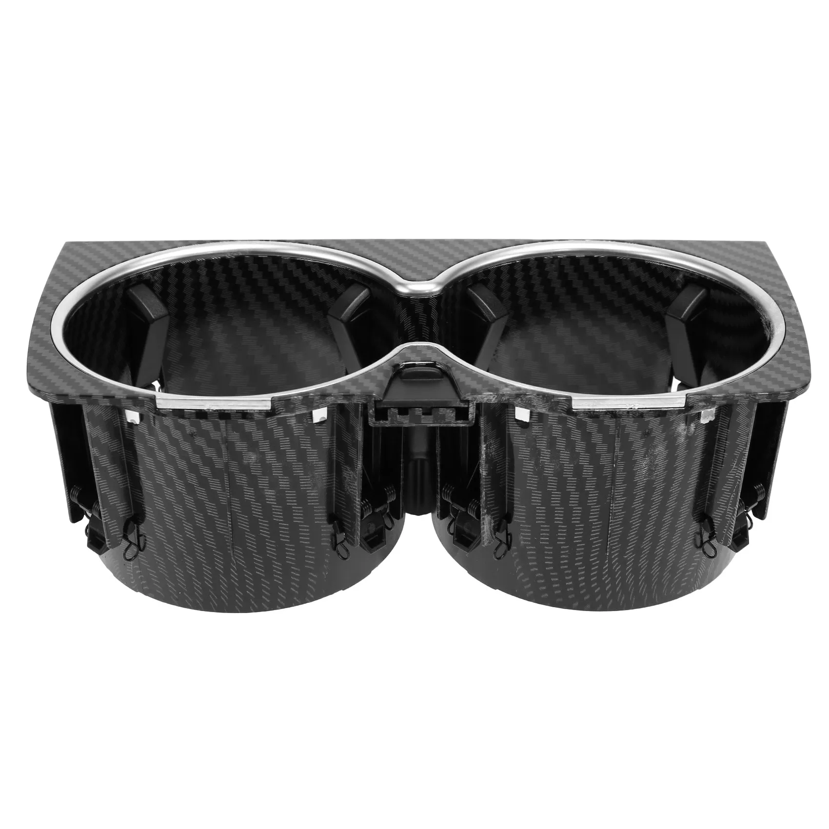 Car Center Console Insert Drinks Cup Holder for S Class W222 2018-2020 A2226830075 Black Carbon Fiber