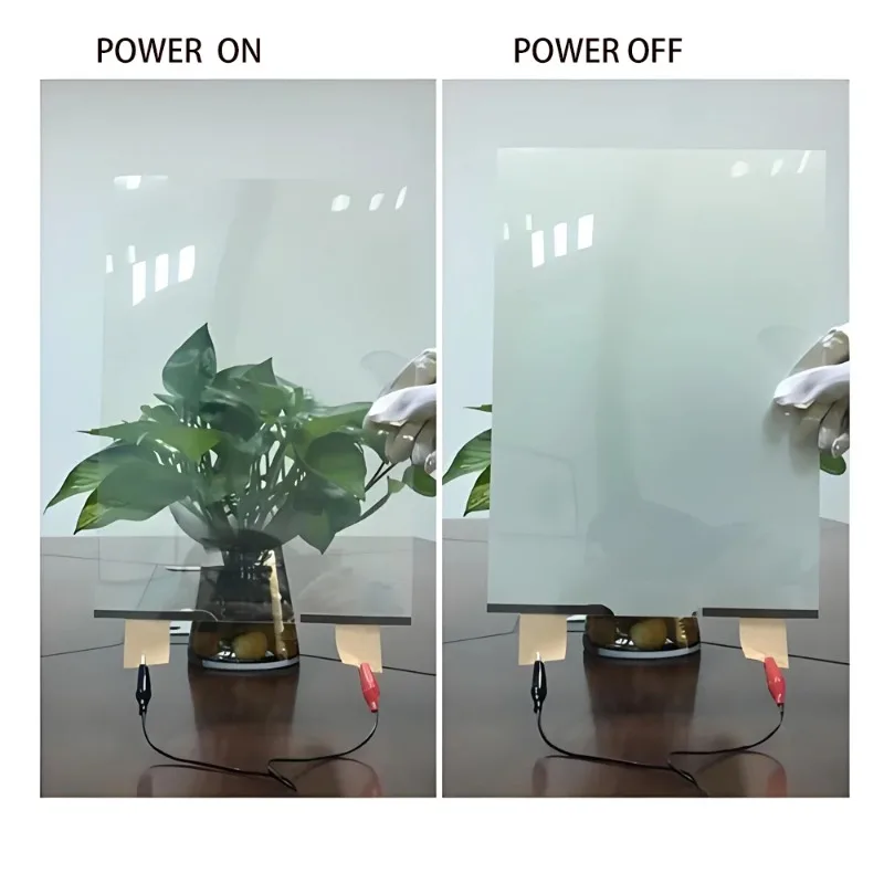 Customizable Adhesive PDLC Smart Window Glass Film Privacy Glass Smart Switchable Electronic Smart Glass Film for Home
