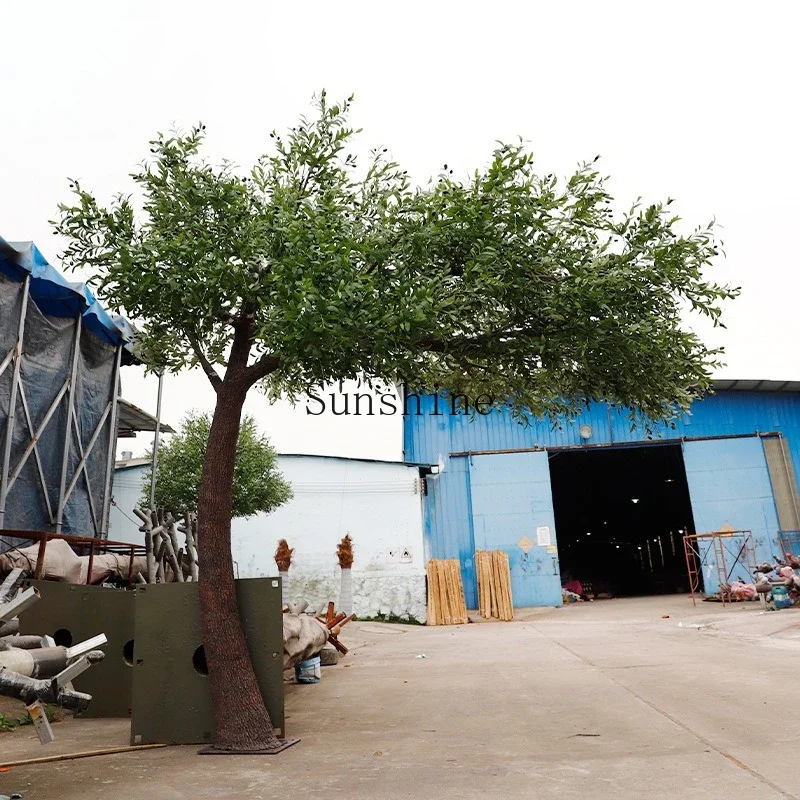 Simulation olive tree fiberglass pole, indoor and outdoor simulation tree  FT