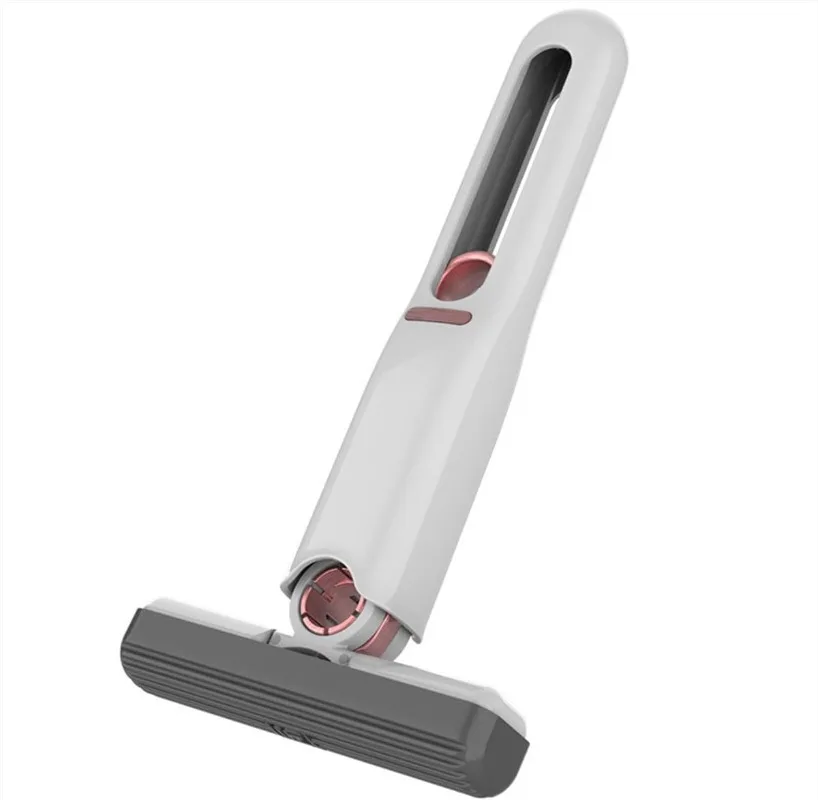 Mini Mop for Tabletop Cleaning, Sponge Wiping, Cotton Wiping, No Hand Washing, Tabletop Mop(2 Cotton Heads + 1 Squeeze Handle)