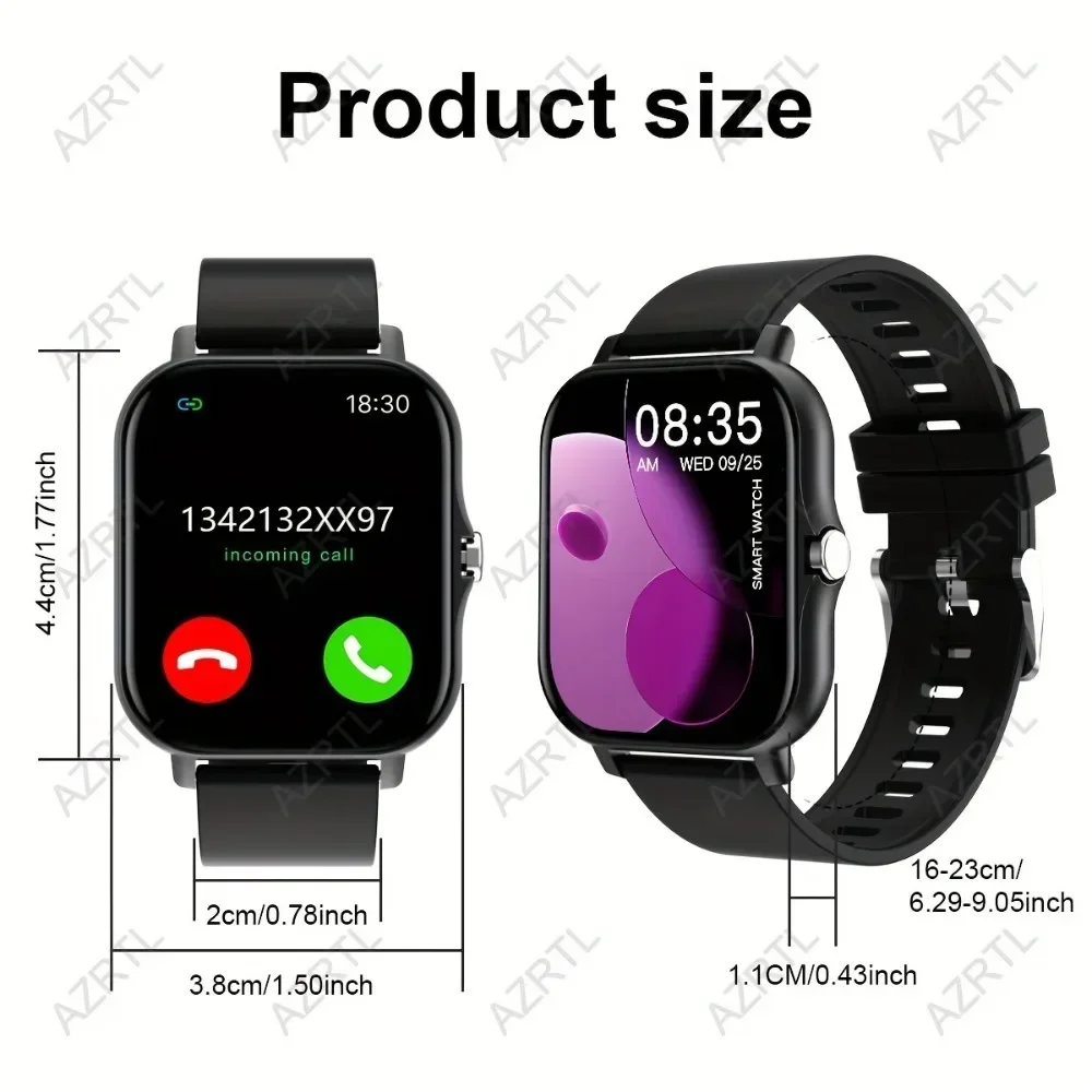 Monitor with Wireless Calling Custom Watch FacesMultiple Sports Modes Rechargeable BatteryNonWaterproof deal Gift for Holidays