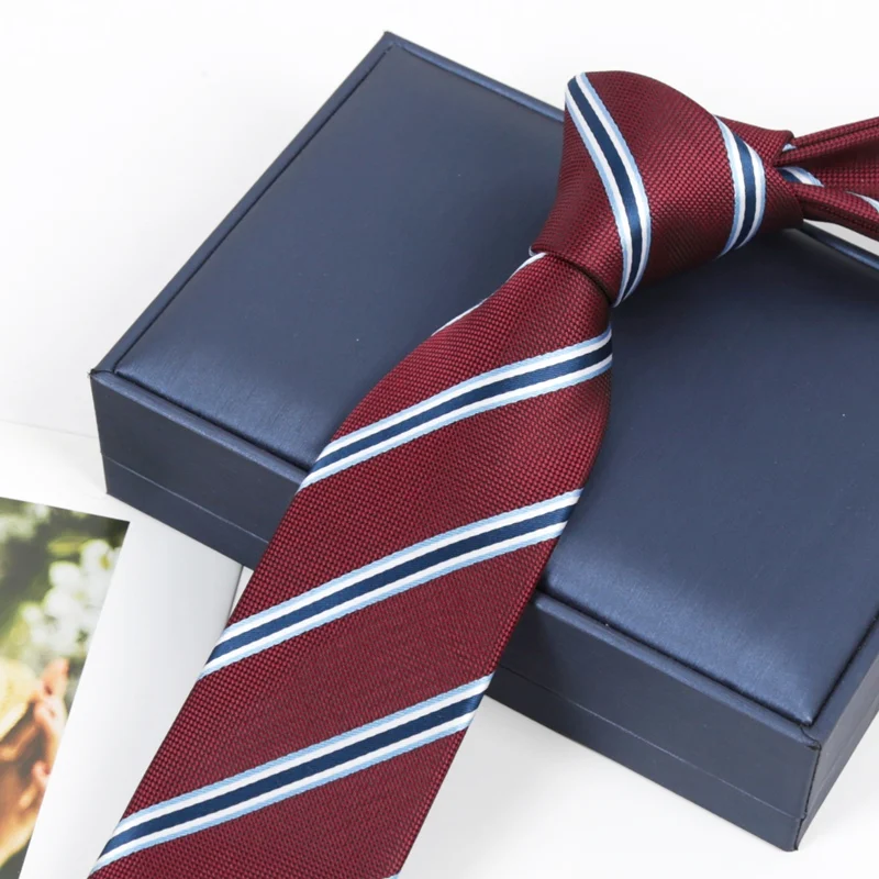 New JK Necktie Simple Neckwear Striped Neck Tie Clothes Accessories Cravat Uniform Bow Tie Women Men Polyester Party Groom Gift
