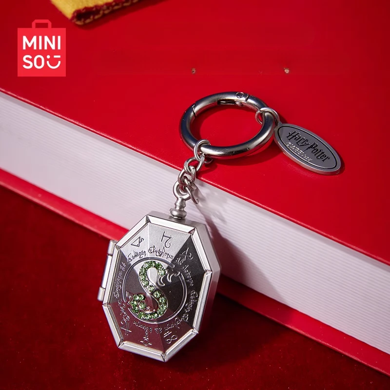 MINISO Slytherin Horcrux Pendant Harry Potter Kawaii Bag Backpack Student Exquisite Boy Fashion Keychain Decorate Birthday Gift