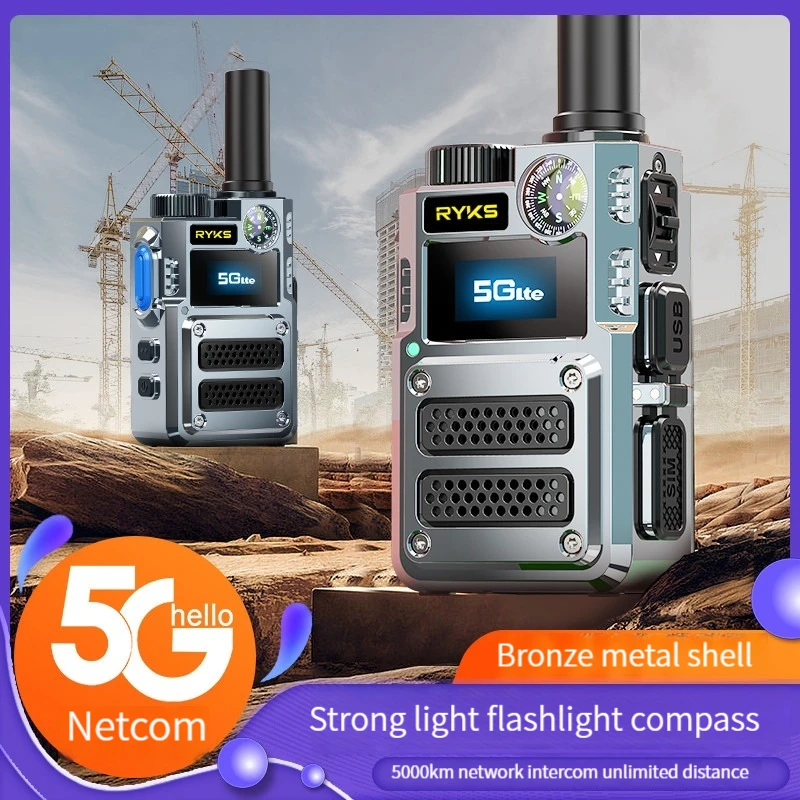 Network walkie talkie 500km Long Range Radio FDD-LTE/TDD-LTE/TD-SCDMA walki talki 4g sim card