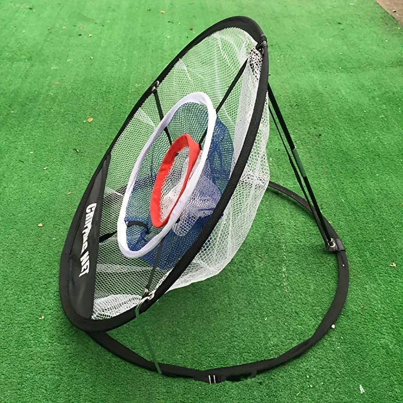 Professional Golf Practice Net - Heavy-duty portable folding training net with stable base, suitable for indoor/outdoor practice