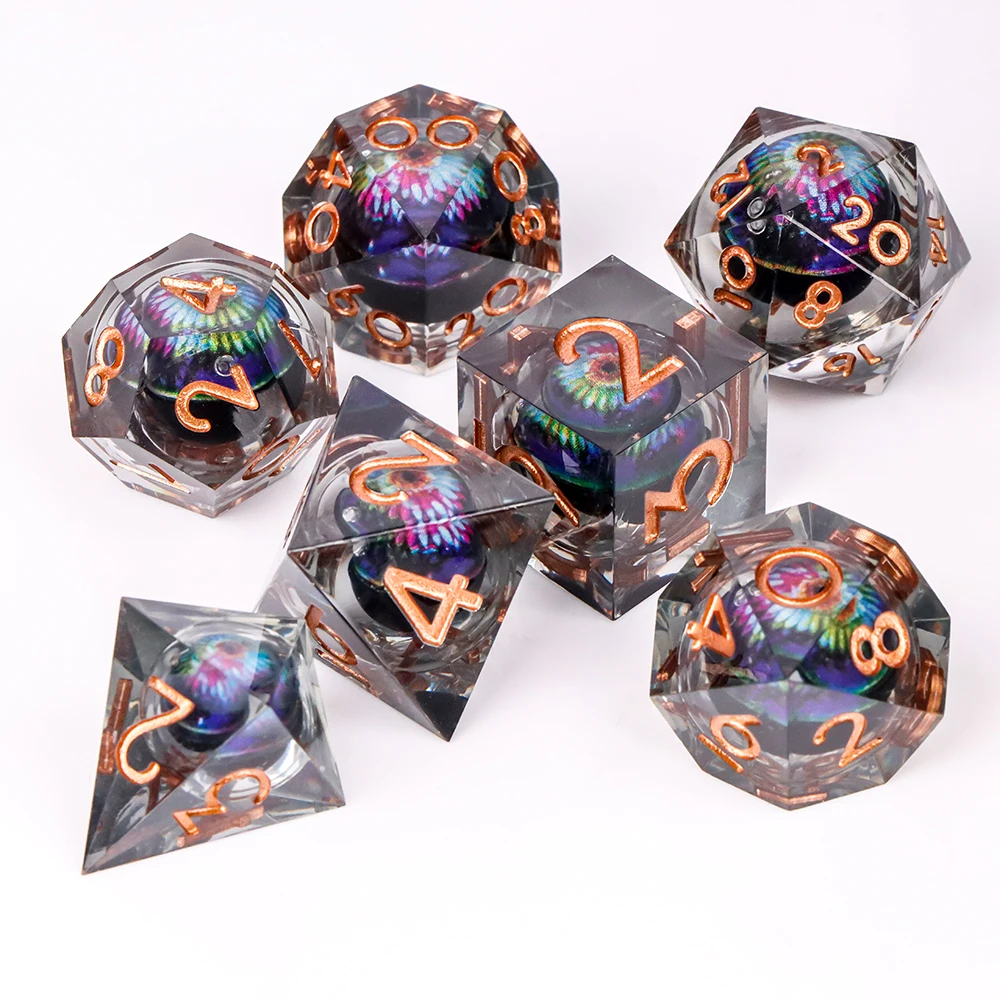 Dragon Eye Dice Set with Full  - đánh giá và giá Game Token Counter