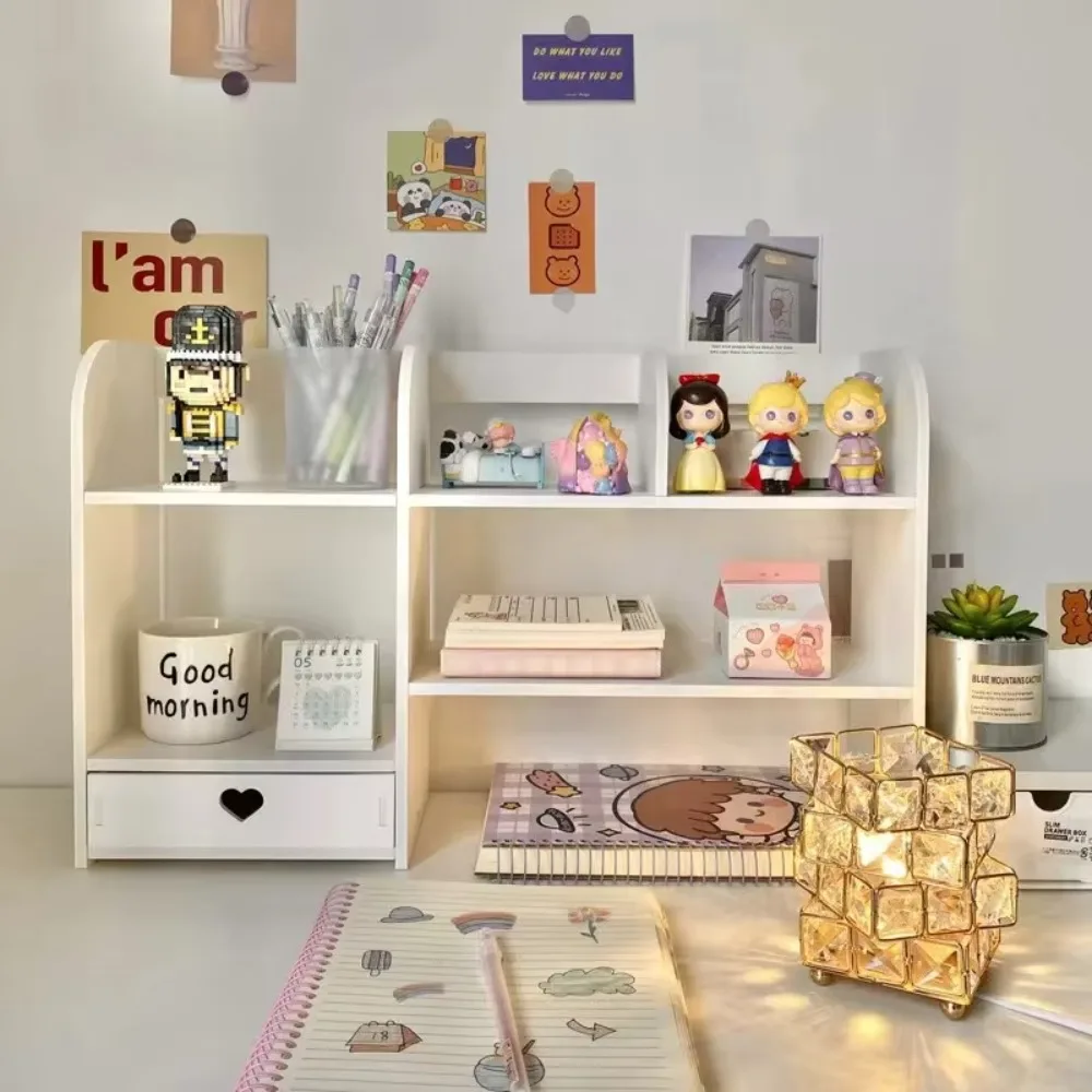 Double-Layer Double-Layer Desktop Organizer Rack Stationery Office Desk Accessories Storage Desktop Cosmetics Organizers Storage Shelf - Aliexpress Deal