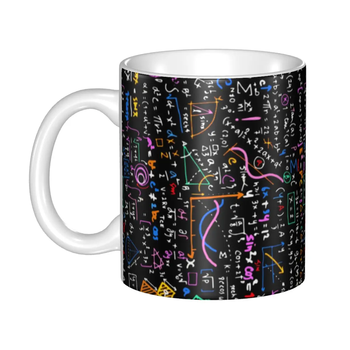 

Math Linear Mathematics Education Circle Coffee Mugs DIY Custom Ceramic Mug Creative Gift