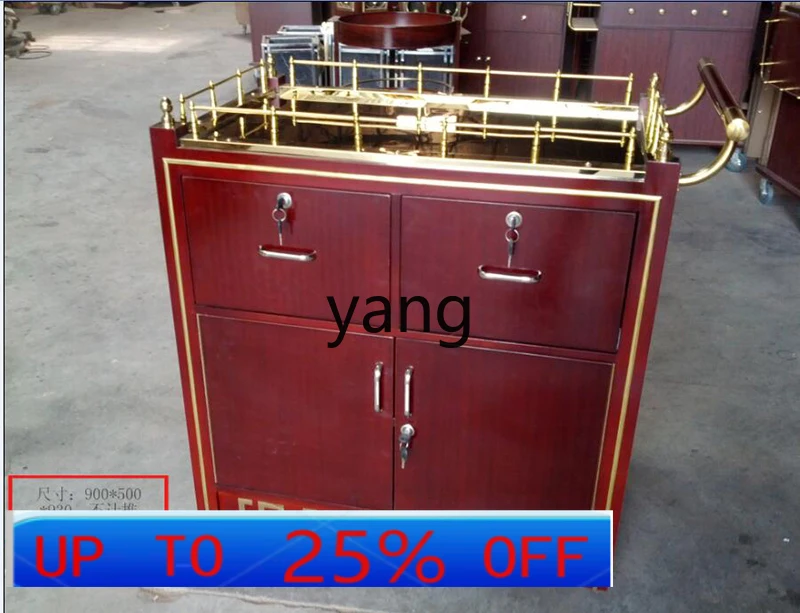 LHH refreshment tea mobile dining cart snack three-layer wine cart mobile multi-function push dining cart