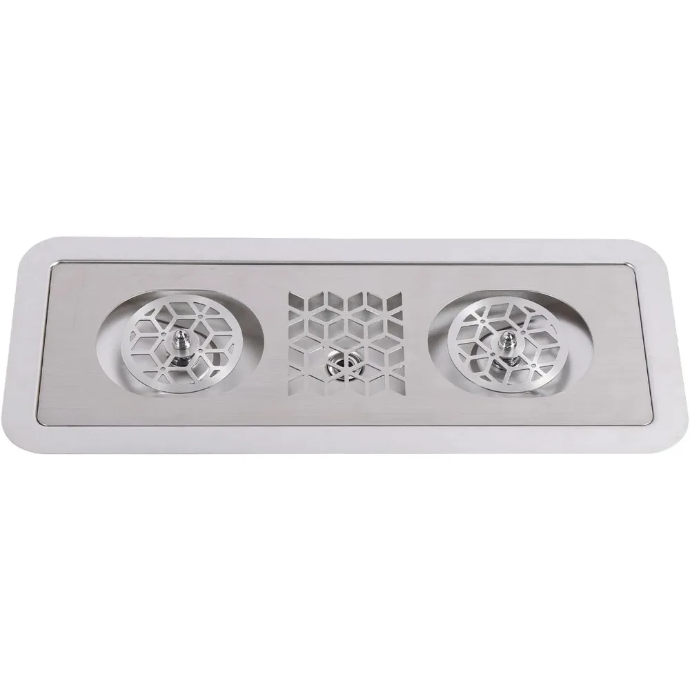 Enjuagador de vidrio para fregadero de cocina de alta presión, multiángulo, de acero inoxidable, para limpieza profunda de vasos y tazas del hogar
