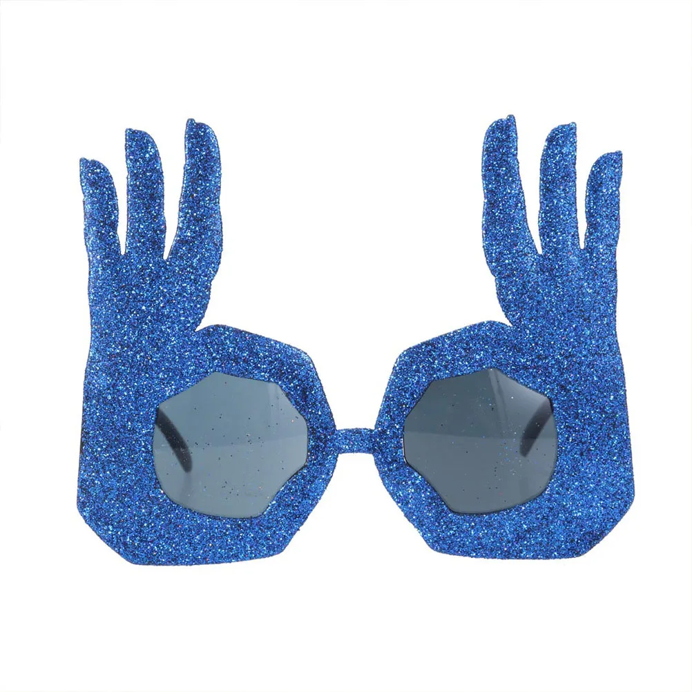 

3Pcs Ok Gesture Sunglasses Costume Party Glasses Accessory for Masquerade Festival Photo Prop Halloween Ok Gesture Sunglasses