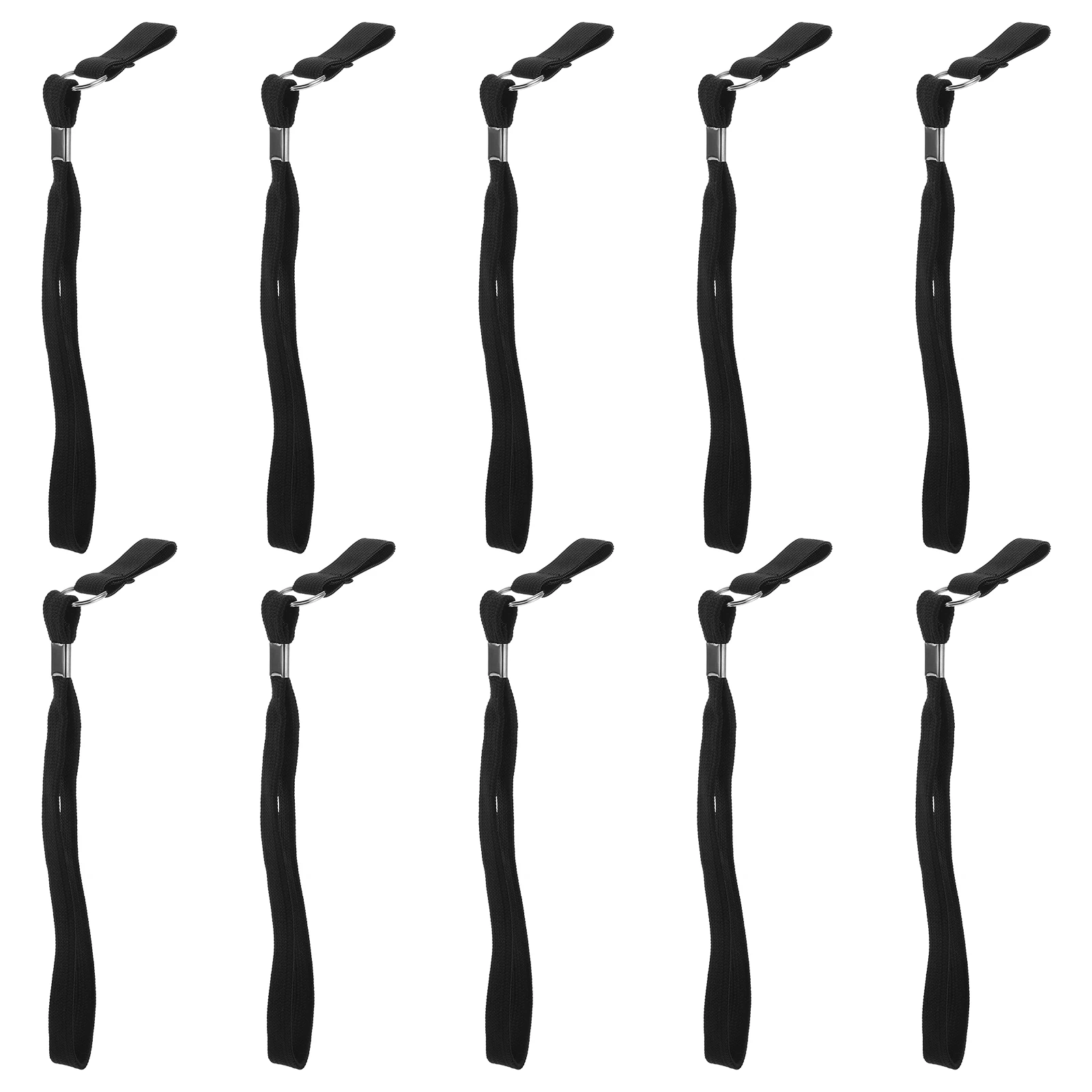 

10pcs Trekking Pole Wrist Rope Lanyard Anti Lost Walking Stick Strap Adjustable Length Cane Wrist Band Lightweight Portable
