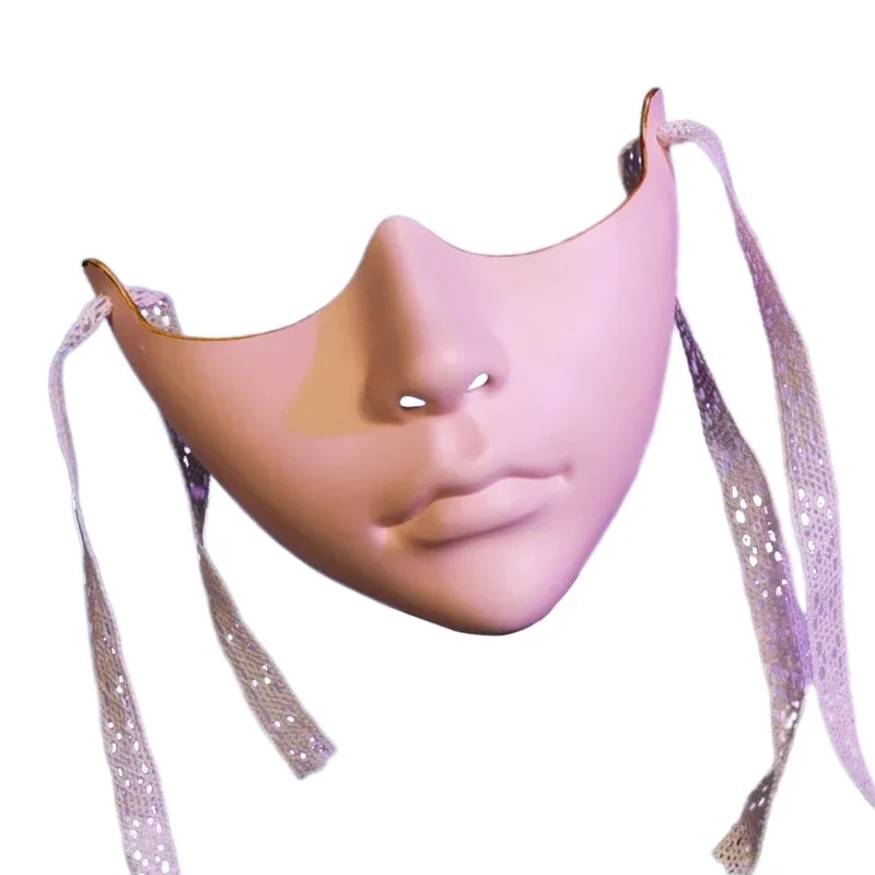 Mask Half Face Mask For Women Men Cosplay Party Photography Props image 3