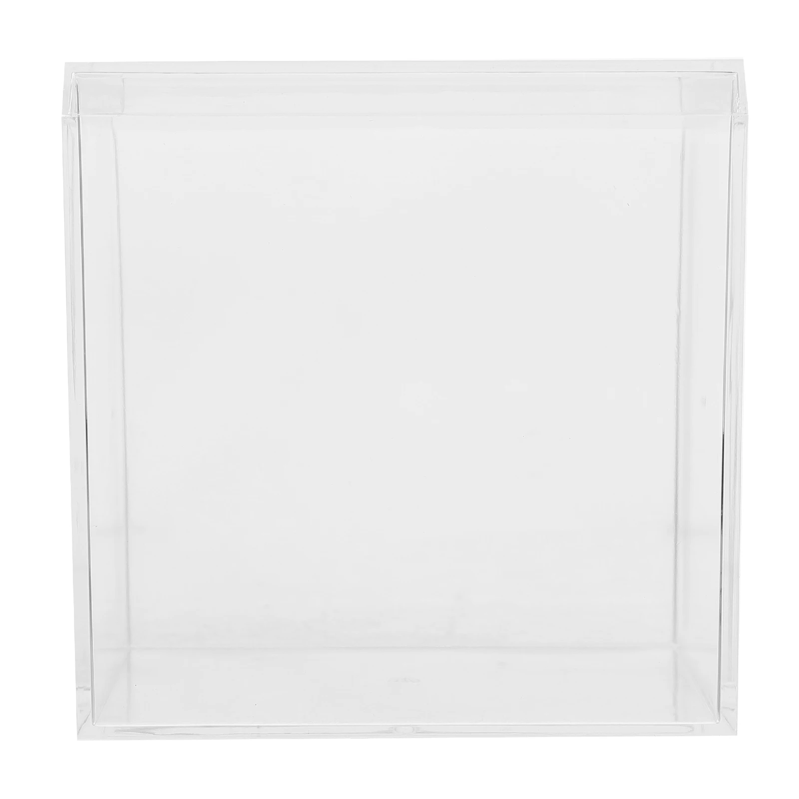 

Clear Acrylic for Mini Figures Models Storage Case Transparent Container Organizer Holder Space-Saving Tidy Countertop