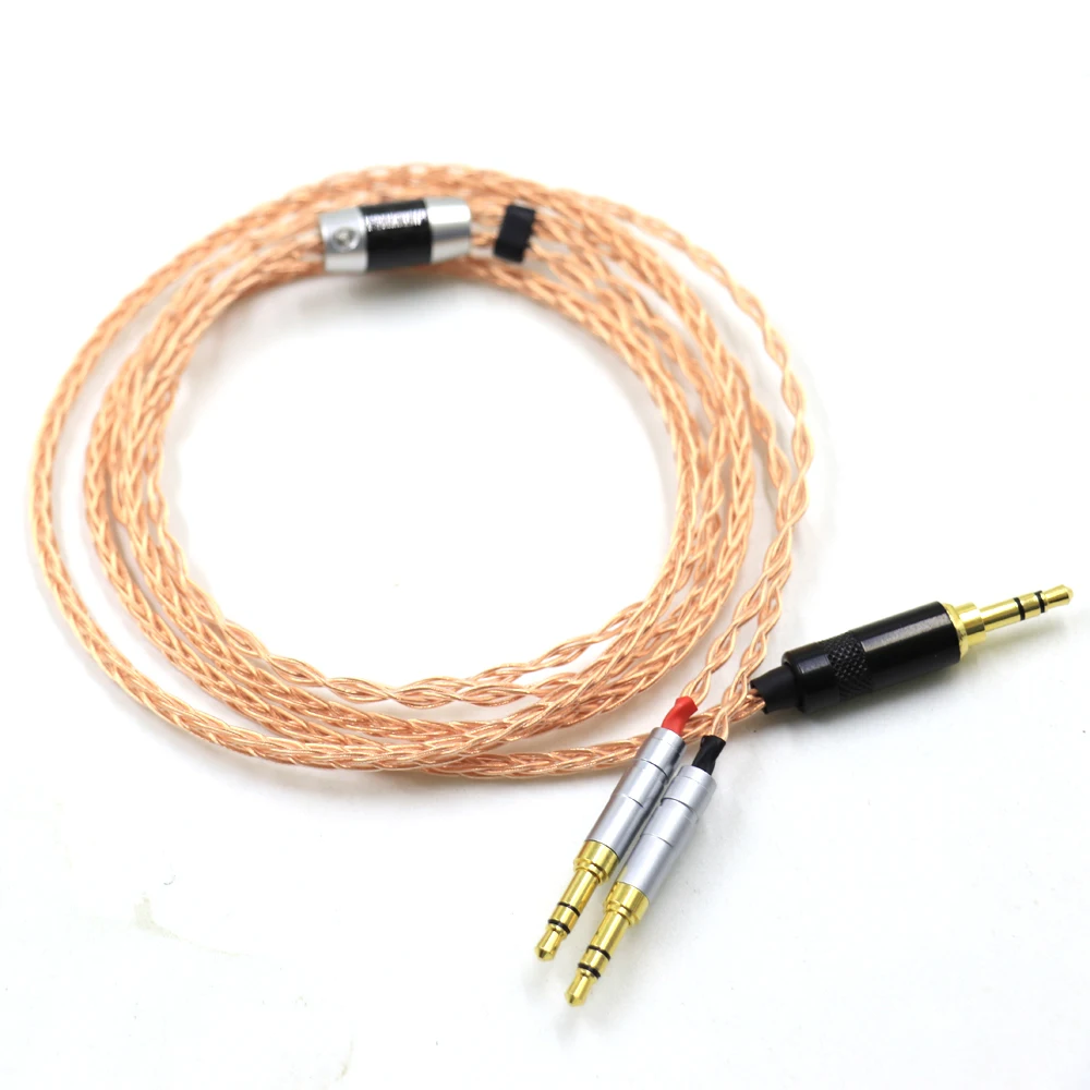 

7N Single Crystal Copper Sundara Aventho Focal Elegia t1 t5p D7200 MDR-Z7 2.5/3.5/4.4mm Balance Headphone Cable