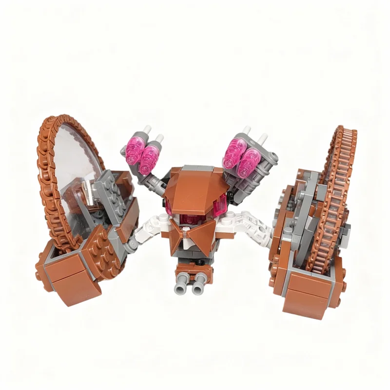 Набор строительных блоков MOC 7670 «Дроид Хайфайр» (219 деталей) — модель для сборки, декор для дома, украшение для стола/полки, подарок для коллекционеров и взрослых