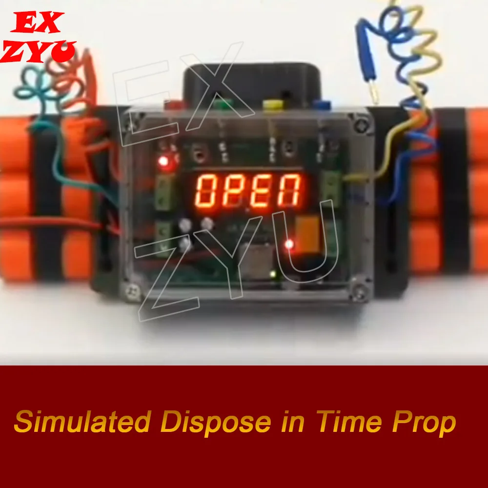 

Adventure Room Simulated Dispose in Time Prop Escape Game Prop Take Wires in Correct Order to Stop Countdown and Unlock EX ZYU