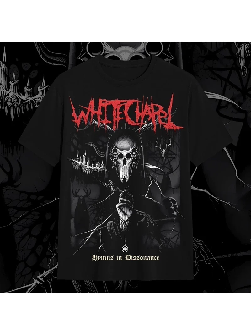 Whitechapel Band 2026 New Skull Pattern Ort Sve T-Irt Deatore Ro Metal K Sle Ex…