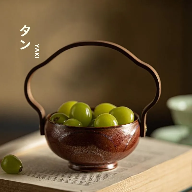 

Тан Сун | Элегантная портативная корзина для фруктов в китайском стиле, премиум-качество, коробка для сухофруктов