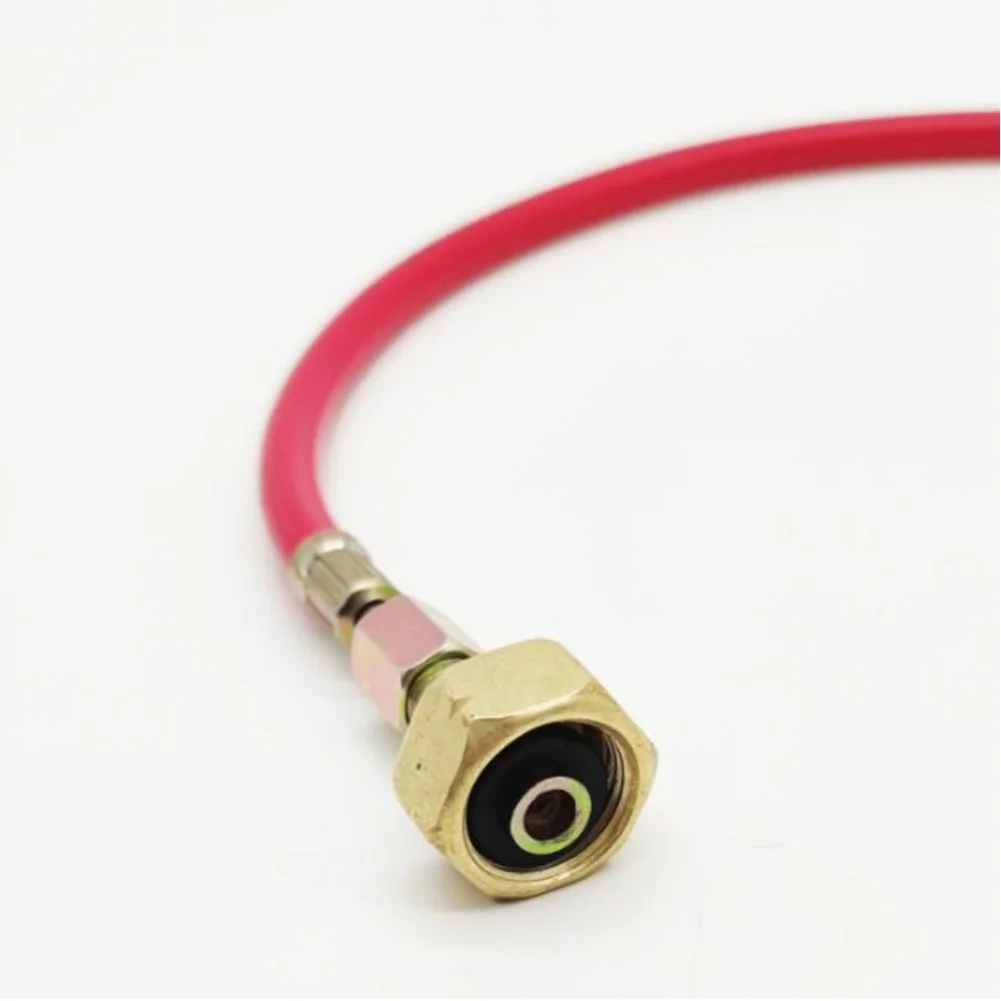 Outdoor Gas Canister Inflation Valve with 250PSI Working Pressure and 2500PSI Burst Resistance for Camping Stove Use