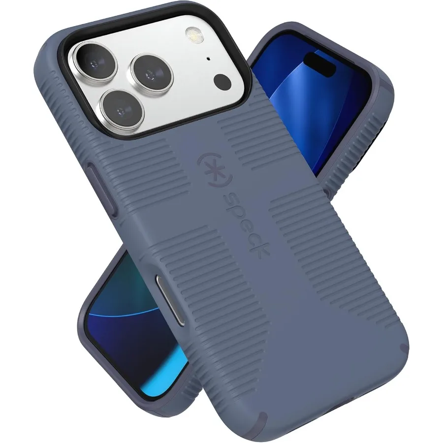 

Grip +MS Case for iPhone 17 Pro - Mystery Blue/Faded Denim Slim Protective Grip for Everyday Use Enhanced Drop Protection