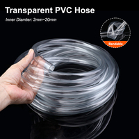 1 ~ 10M Transparent PVC Hoses Aquarium Pump Tube Pipe ID 2 3 4 5 6 7 8 9 10 12 14 18 20mm Clear Garden Watering Hose