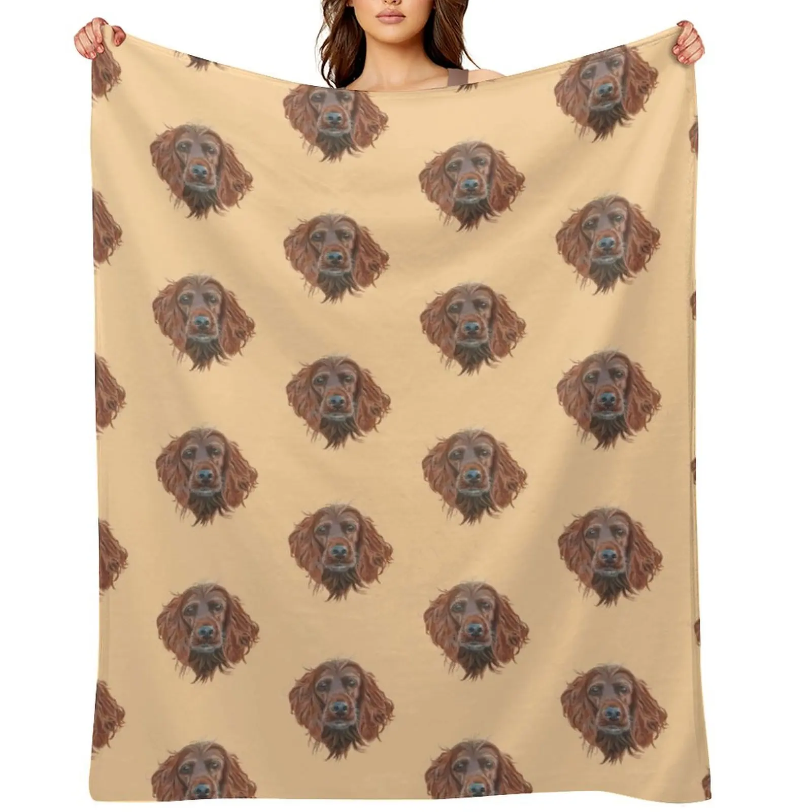 

Irish Setter Throw Blanket Fashion Sofas Blankets For Sofas Beach Nap Blankets