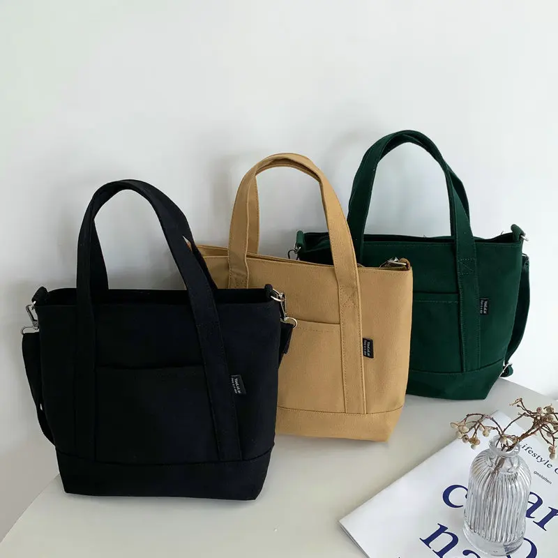 

Harajuku Canvas Bag Large Capacity Female Handbags Wear-resistant Crossbody Bag Lady Purse and Handbag Lightweight Shoulder Bag