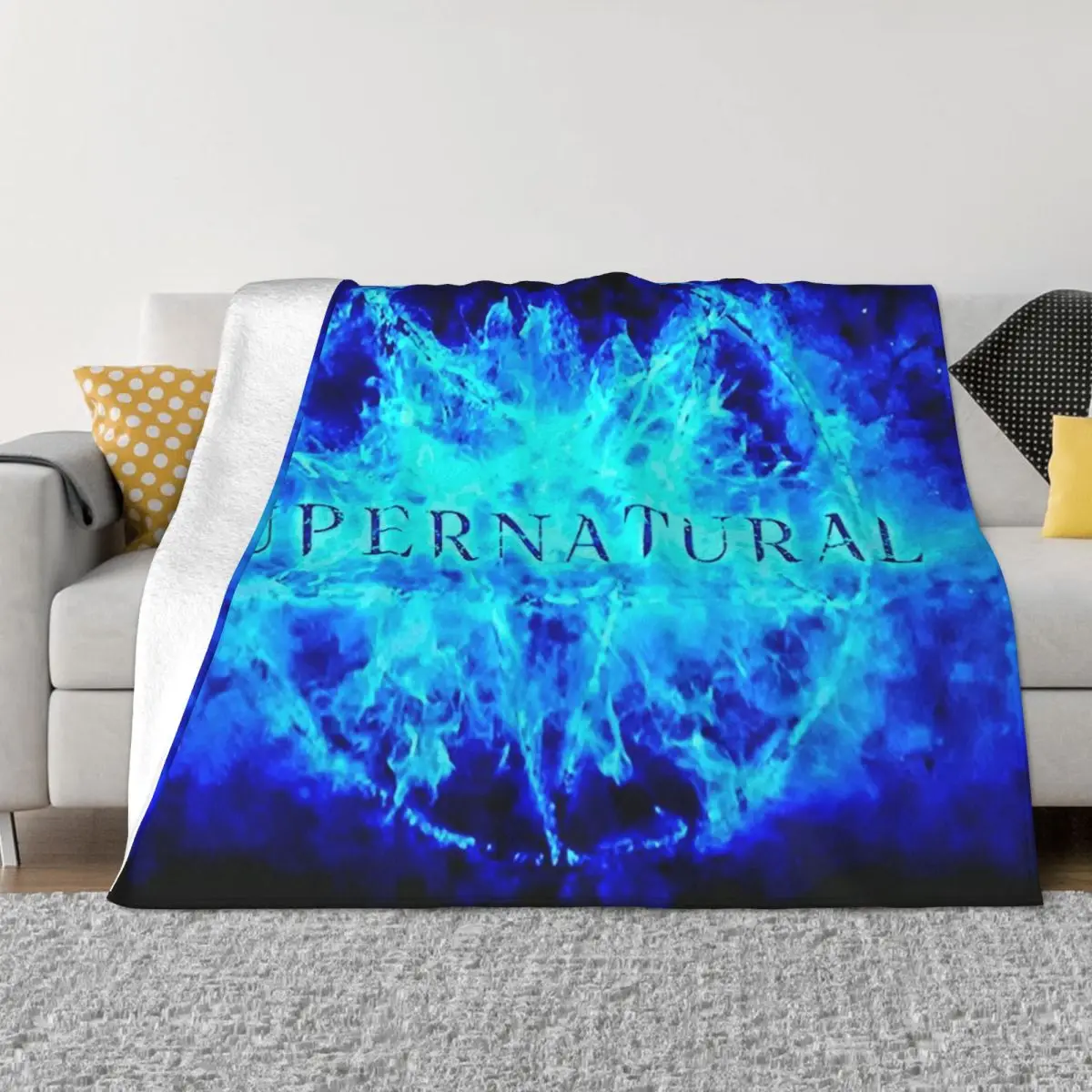 

Supernatural 002478 Anime Bed Blanket Travel blanket Blankets & Throws Home And Decoration Throw Blanket