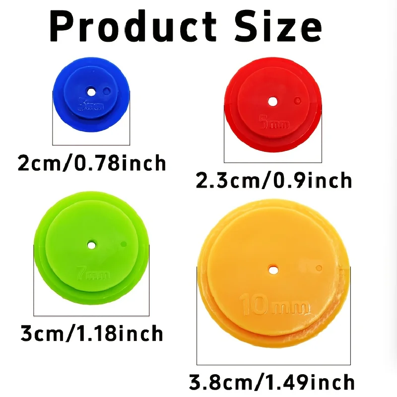 8pcs Sewing Mark Scanning Wheel, Color Circular Sewing Tracking Wheel, Suitable for Handicrafts and Patchwork