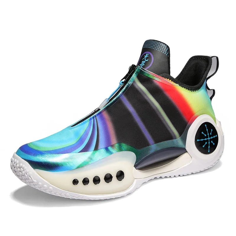 2024ใหม่รองเท้าบาสเก็ตบอล unisex ดีไซเนอร์รองเท้าบาสเก็ตบอลรองเท้าผ้าใบกลางแจ้งสวมใส่ได้ทั้งชายและหญิงแบรนด์เทรนเนอร์กีฬา