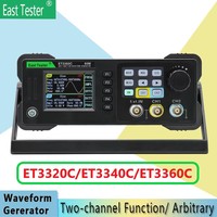 East Tester ET3320/40/60C Mini Dual Channel Function/Arbitrary Waveform Generator Signal Source 20Mhz 40Mhz 60Mhz Frequency