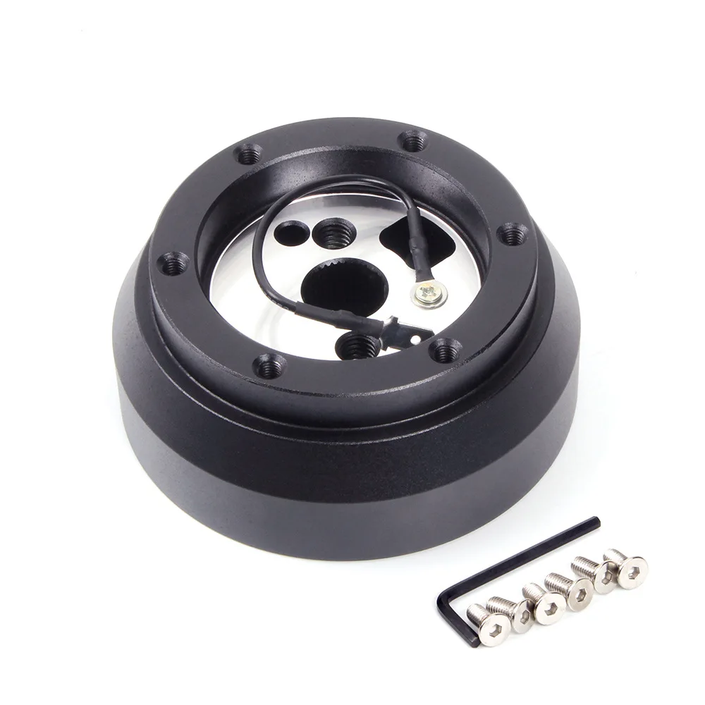 CNC Aluminum Steering Wheel Hub Adapter 170H - Universal Fit for Chevrolet/Dodge/Jeep Wrangler with Anti-Vibration Design