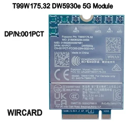 T99W175.32 DW5930e X55 5G Module DP/N 001PCT For Dell Laptop Latitude 5430 7330 7430 7760 9420 9520