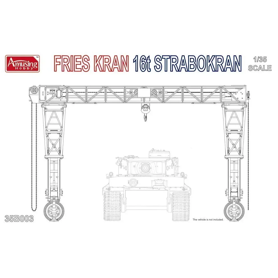 

1/35 Amusing Hobby 35B003 Germany 16 Ton Strabokran assembly Scale diy toys Model Kit