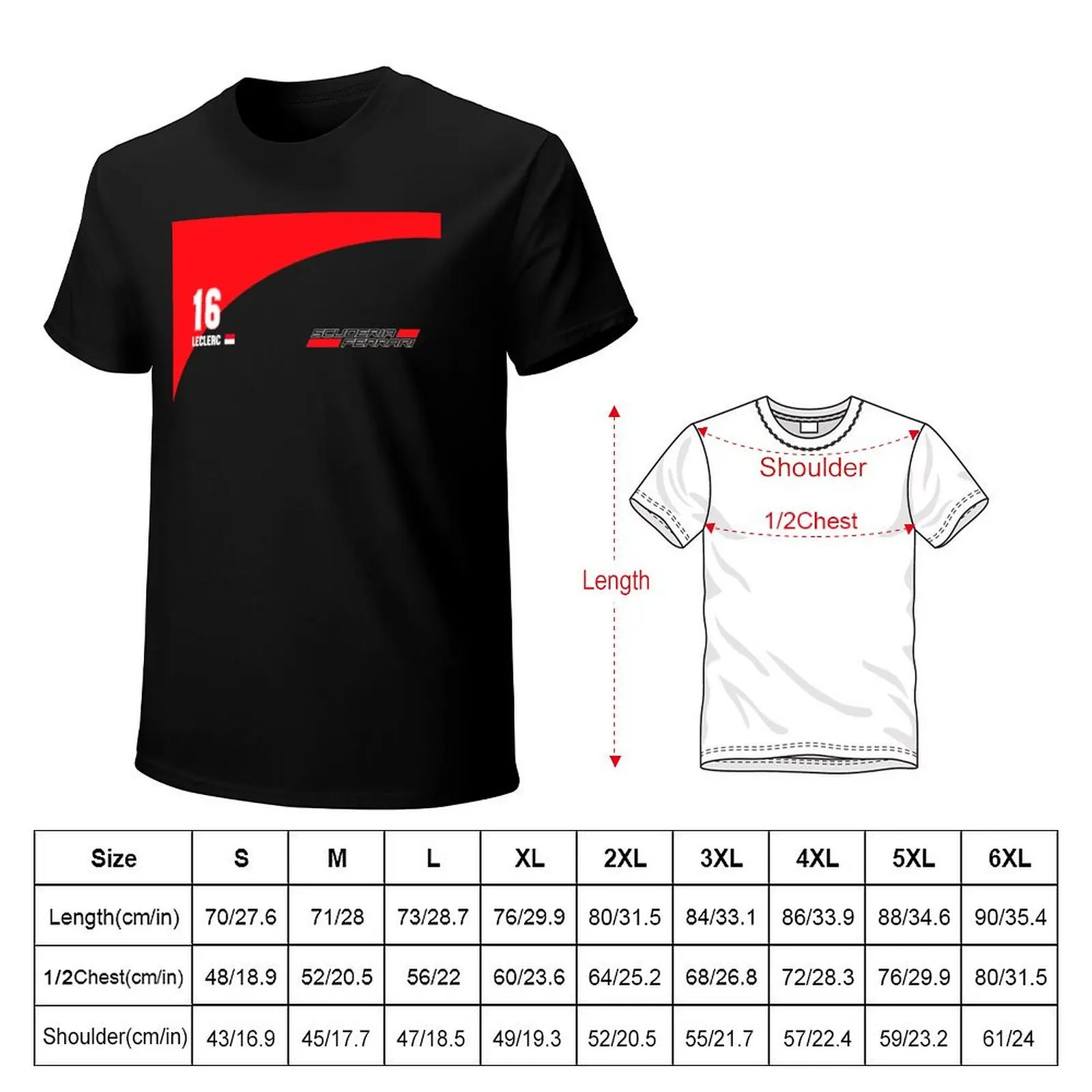 leclerc - red corner T-Shirt Work Short Sleeve Cotton Top