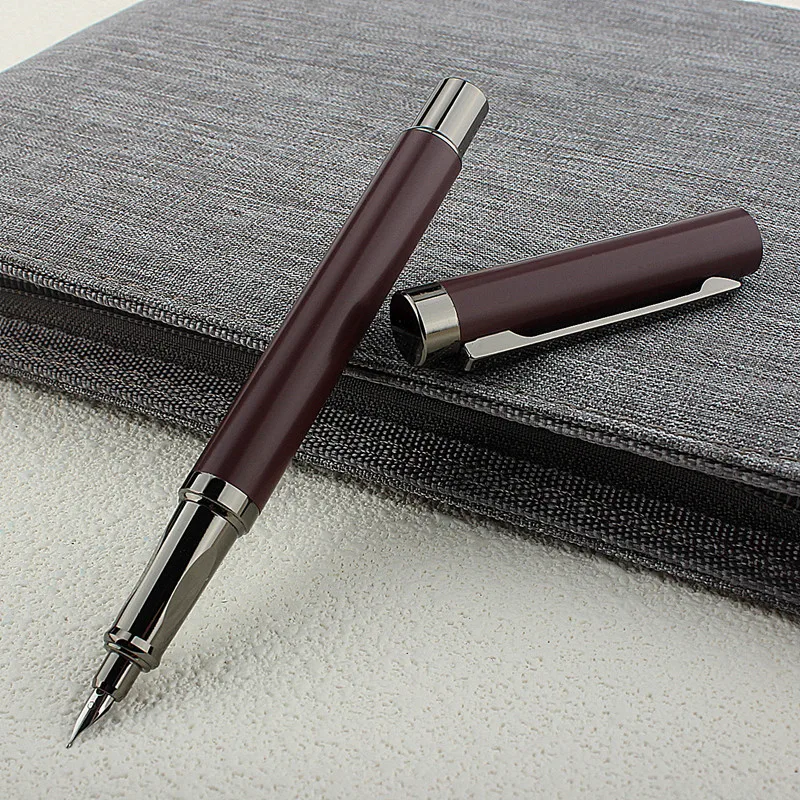 1pc Fountain Pen Calligraphy Fountain Pen Business Gifts Back To SchoolStationery ，Office Supplies Gift Ink Pens