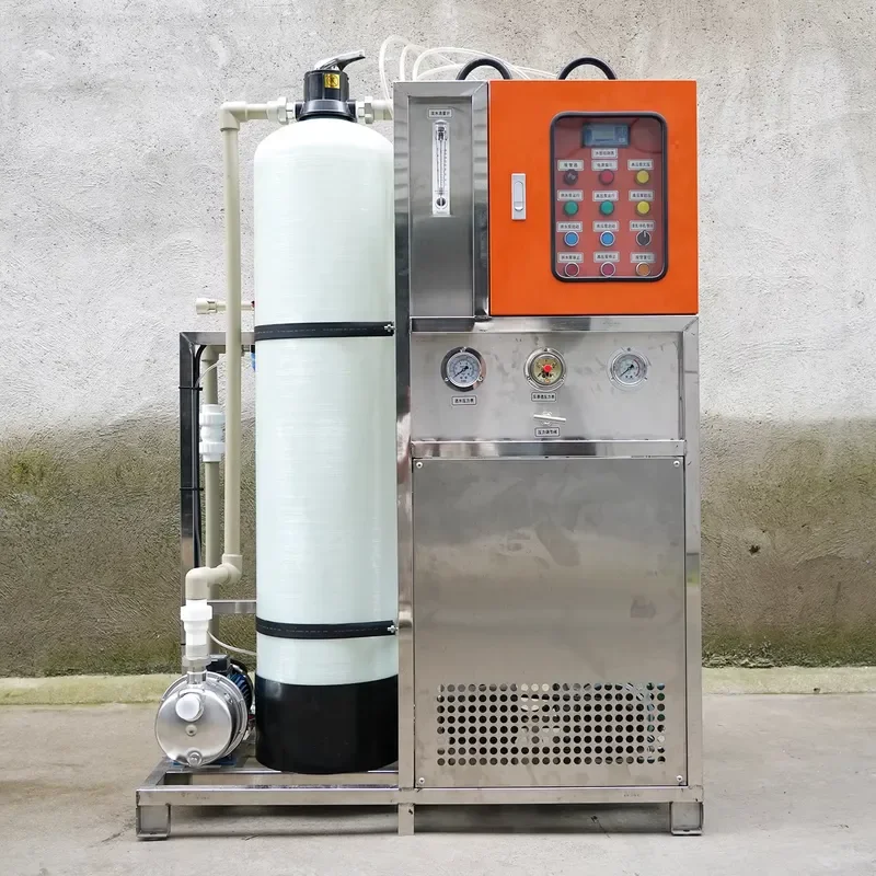 200L Seawater Desalination Equipment - Portable Automatic Rinse for Brackish Water Desalination Reverse Osmosis
