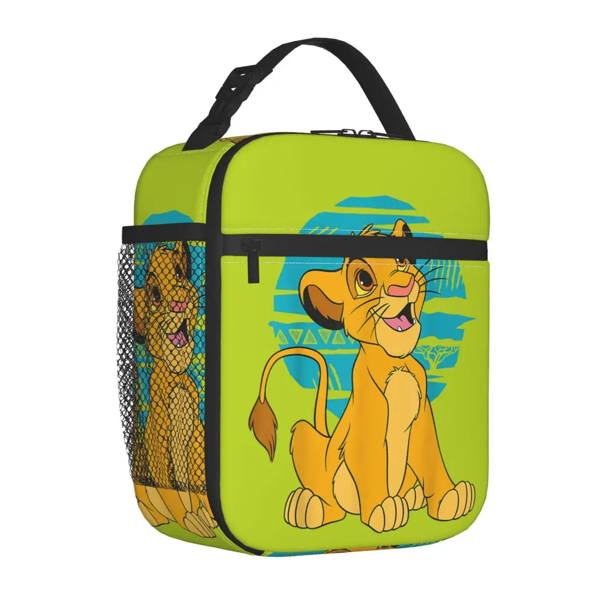 

The Lion King Insulated Lunch Bags Portable Young Simba Lunch Container Cooler Bag Tote Lunch Box Work Picnic Food Storage Bags
