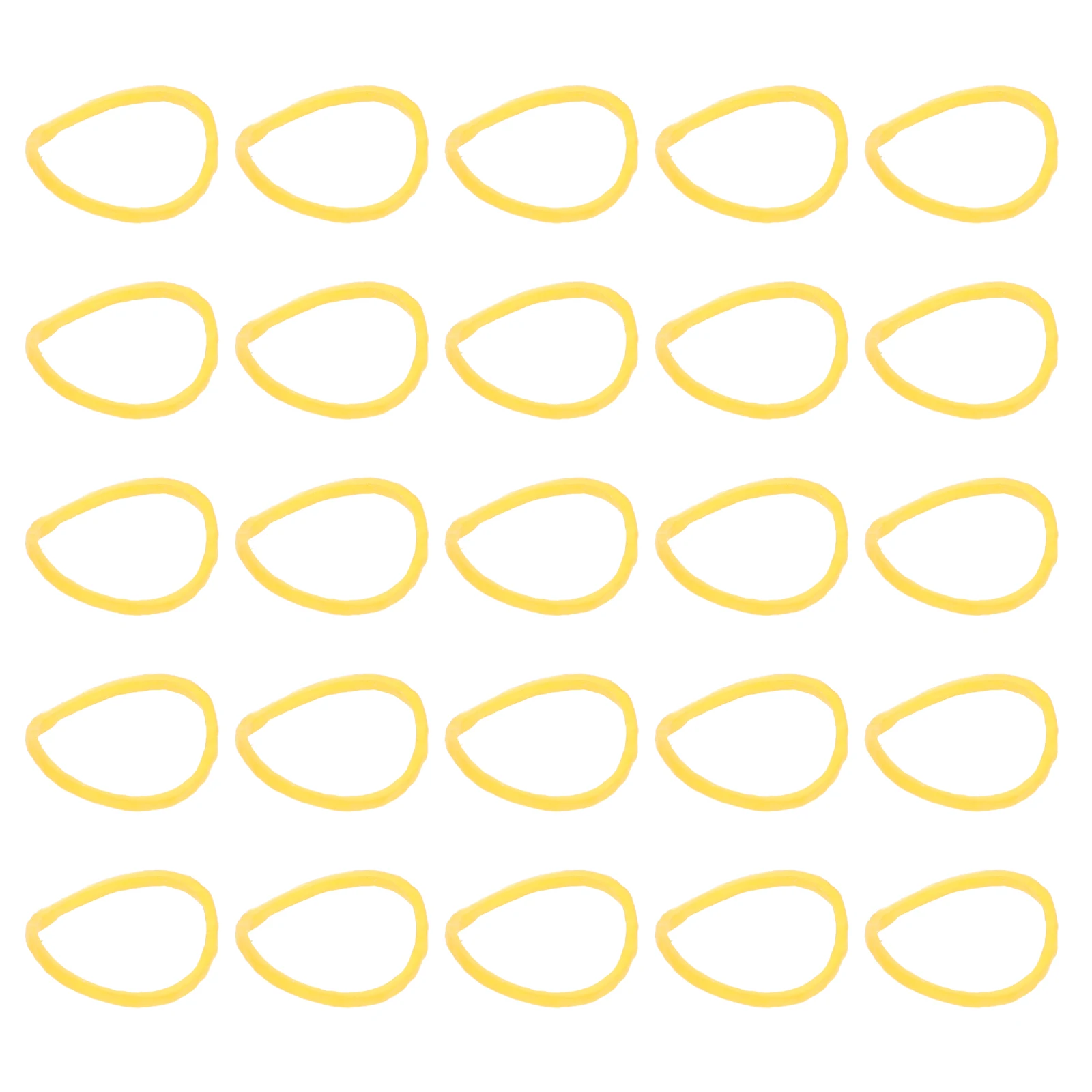 

Elastic Rubber Bands High Temp Resistant Heat Cold Hairdressing Perm Yellow Rings Baby Mold DIY Salon Use Beautiful Hairstyles