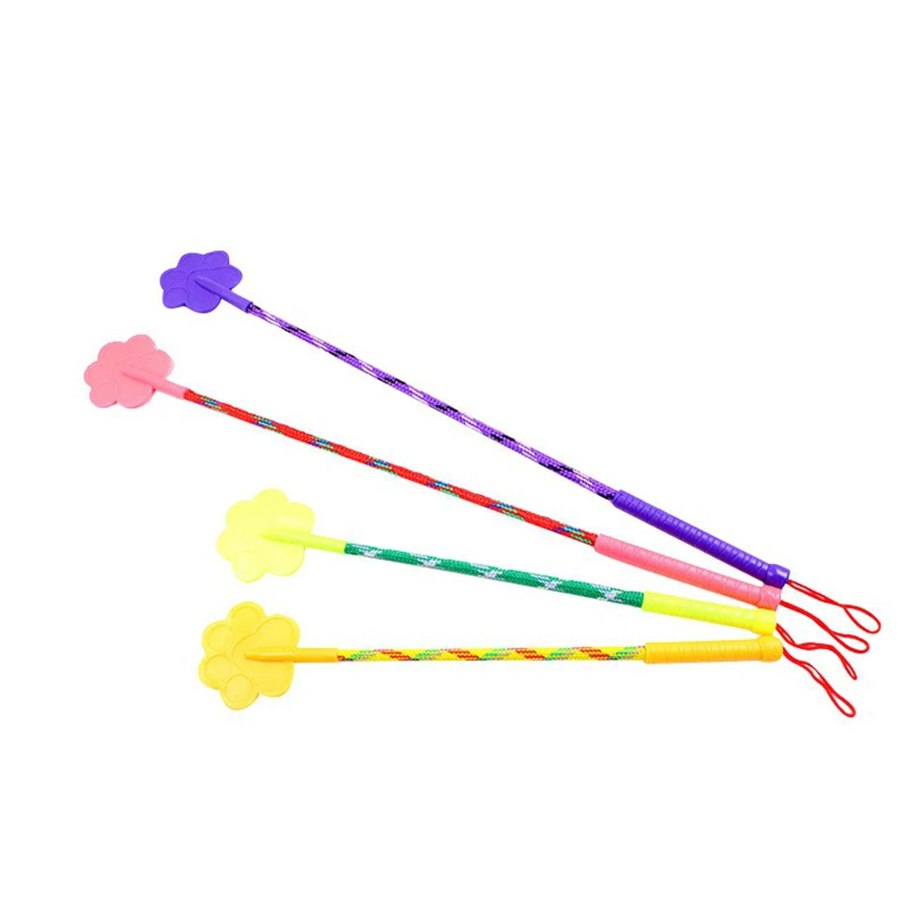 

2pcs Pet Dog Cat Training Pet Supplies Helper Stick Strap Toy for Pet Tranings (Small Size 42cm Mixed Color)