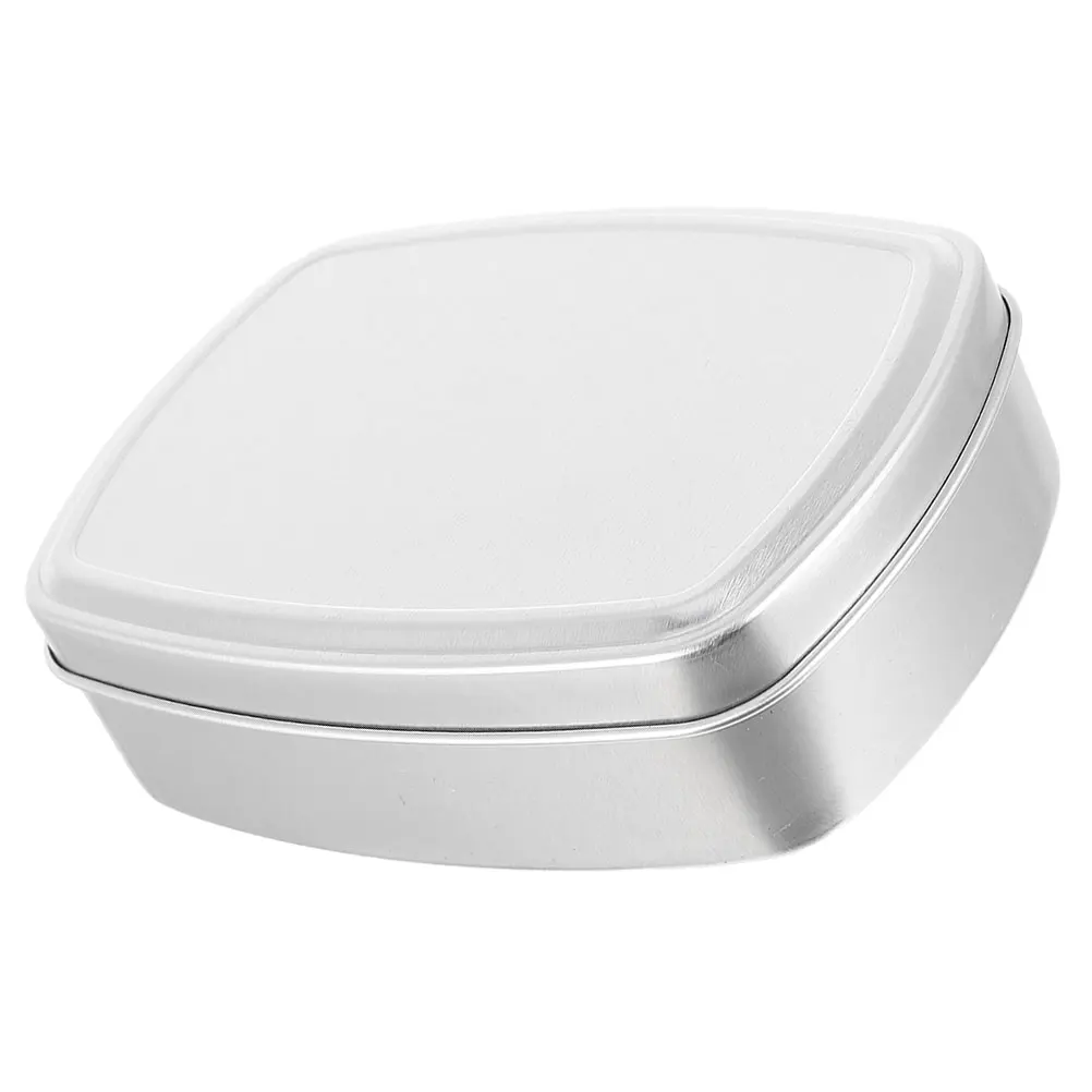 

Aluminum Soap Box Travel Container Creams Lotions Shampoo Storage Lightweight Holder Case Organizer Metal Bar