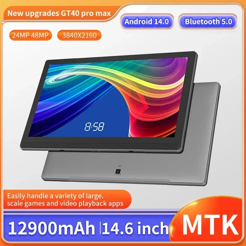 Tablette Android 2023 de 14 pouces, 10 cœurs, Google Play, pour touristes, réseau 4G/5G, GPS, Bluetooth, WiFi, 16 Go de RAM, 1 To, nouvel arrivage, 13.0