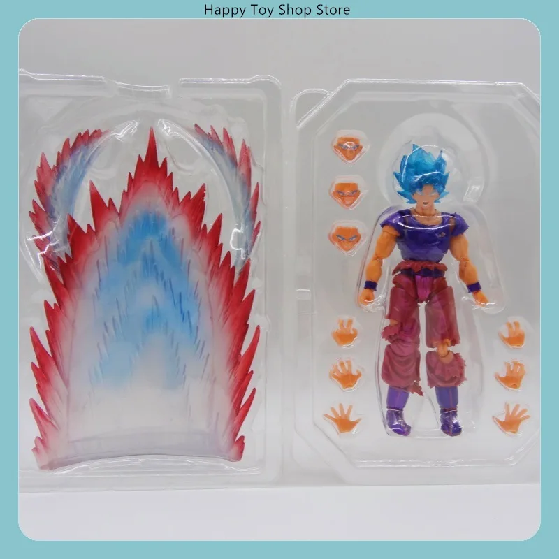

15cm Dragon Ball Super Saiyan Blue Goku Action Figure Anime Model Statue Collection Desktop Decoration Ornament Toys Gifts